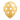 11-inch Gold with White Polka Dots