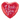 18-inch I Love You Red Heart