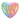 18-inch Love You Ombre Heart