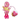 Happy Birthday! Pink Floral Surprise Balloon Arrangement