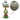 Floral Birthday Cake Balloon Arrangement