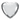 18-inch Silver Plain Foil Hearts