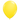 16-inch Yellow Plain Balloon