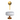 Golden Glitz Balloon Centerpiece
