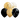 Dozen 11" Black and Gold Balloons