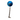 Chanukah Dazzling Triple Orbz Balloon Centerpiece