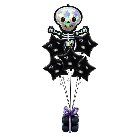 Bone-fide Scary Skeleton Balloon Bouquet