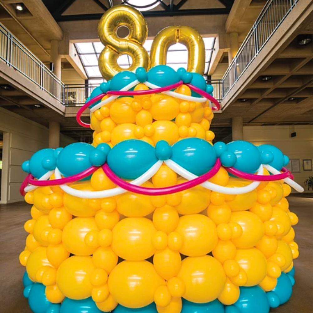 Larger Than Life Cake Balloon Sculpture