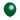 18-inches Fashion Forest Green Latex Balloon