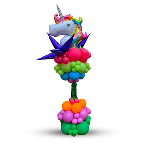 Unicorn Rainbow Balloon Column