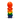 Rainbow Bright Balloon Column