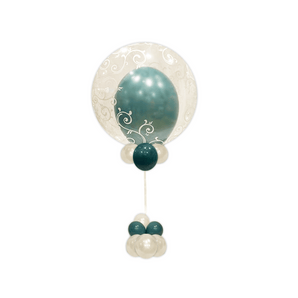 Magical Swirl Bubble Balloon Centerpiece