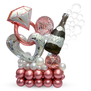 Champagne Wishes Balloon Arrangement