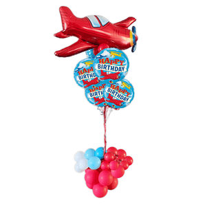 Zoom In the Sky Birthday Balloon Bouquet