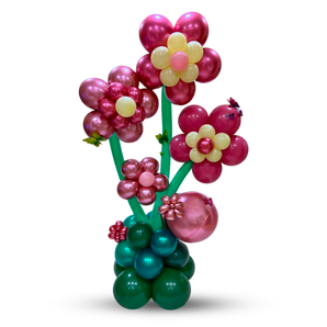 Bloom with Joy Balloon Arrangement