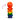 Rainbow Bright Balloon Column