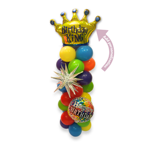 Royal King’s Crown Balloon Column