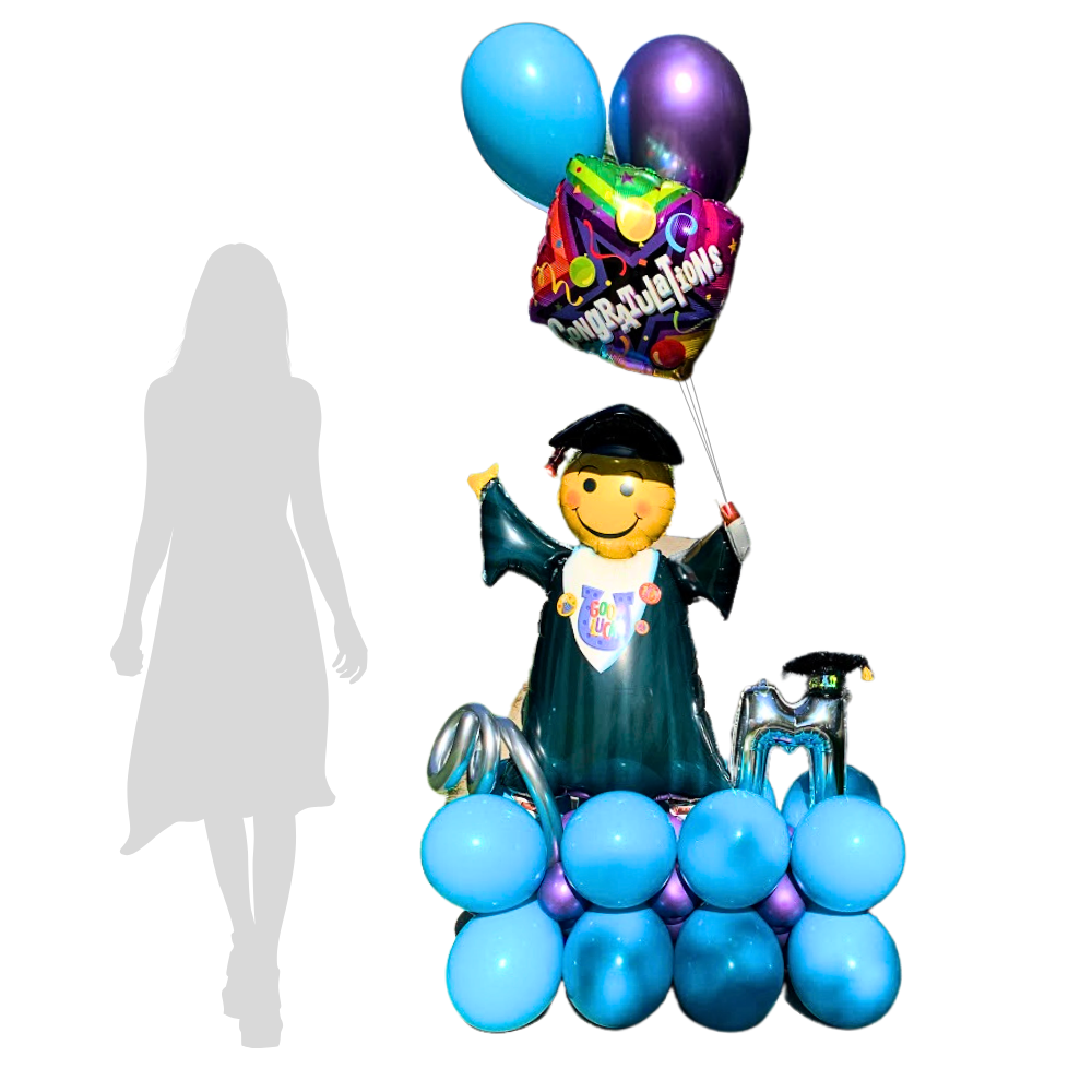 Con-GRAD-ulations! Balloon Arrangement