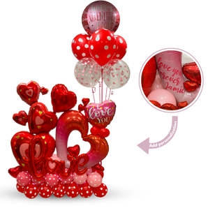 Heartfelt Whimsy Balloon Arrangement