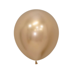 18-inches Reflex Gold Latex Balloon