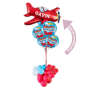 Zoom In the Sky Birthday Balloon Bouquet