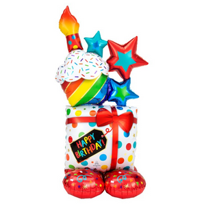 55-inch Birthday Gift Stacker Balloon