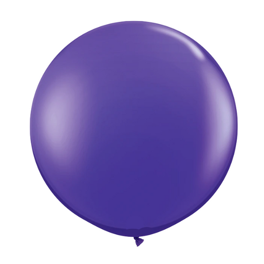 36-inch Quartz Purple Plain Balloon