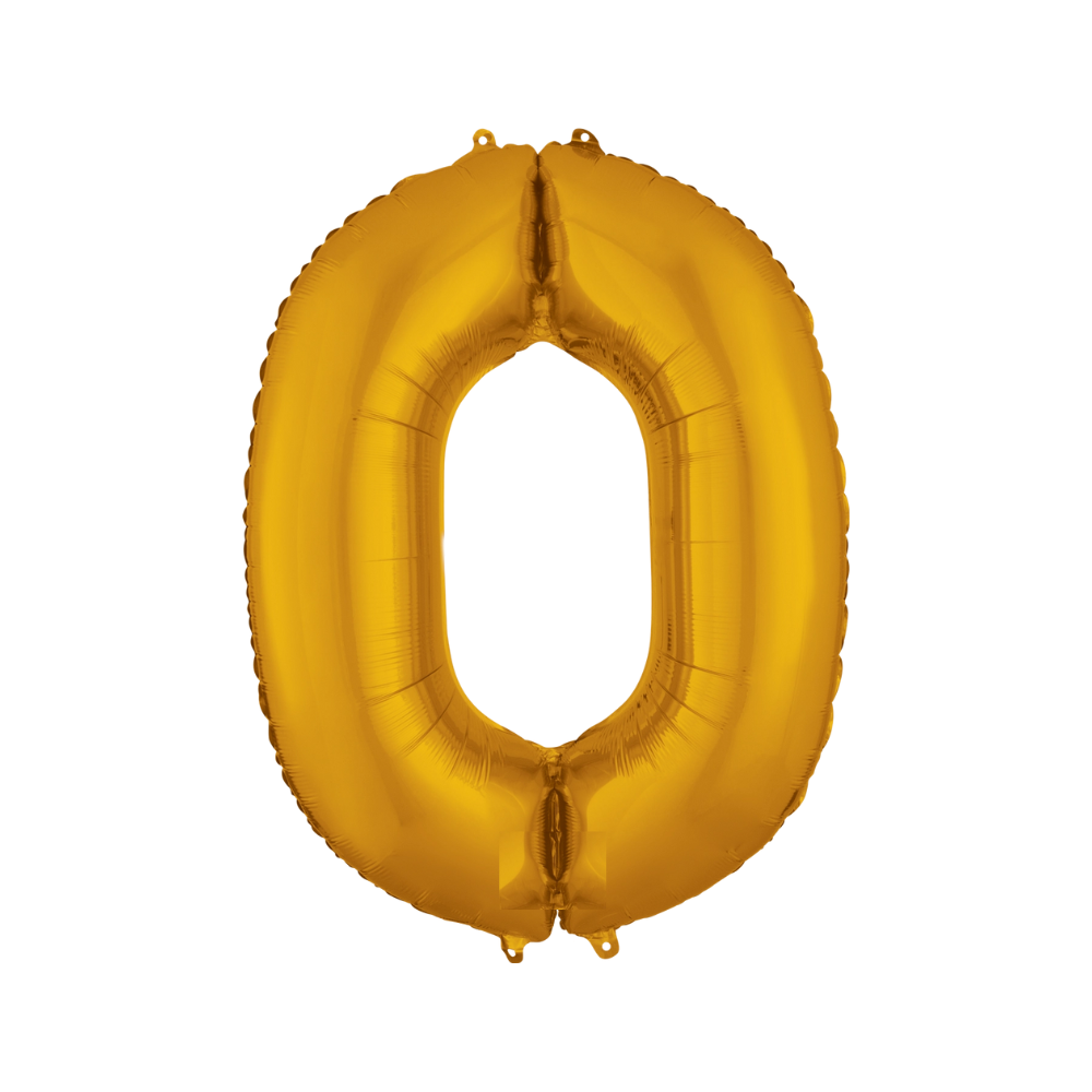 Jumbo Gold Number (0 to 9)