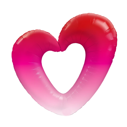42-inch Pink Ombre Heart