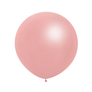 36-inches Metallic Rose Gold Latex Balloon