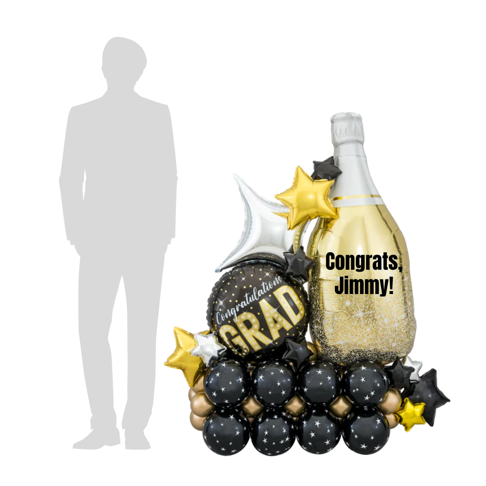 Congrats, Grad! Balloon Arrangement – Balloon Van Gogh