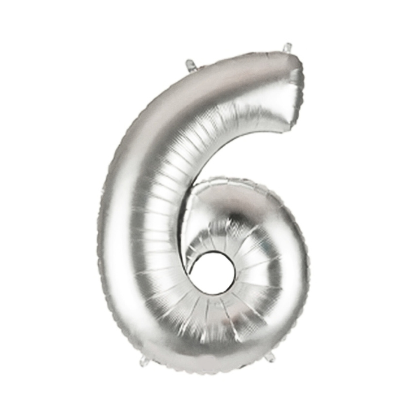 40-inch Silver Number (0 to 9)