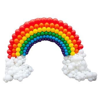 Rainbow Balloon Arch