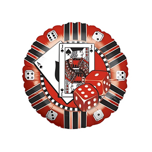 18-inch Casino Chip Balloon