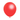 18-inches Fashion Red Latex Balloon