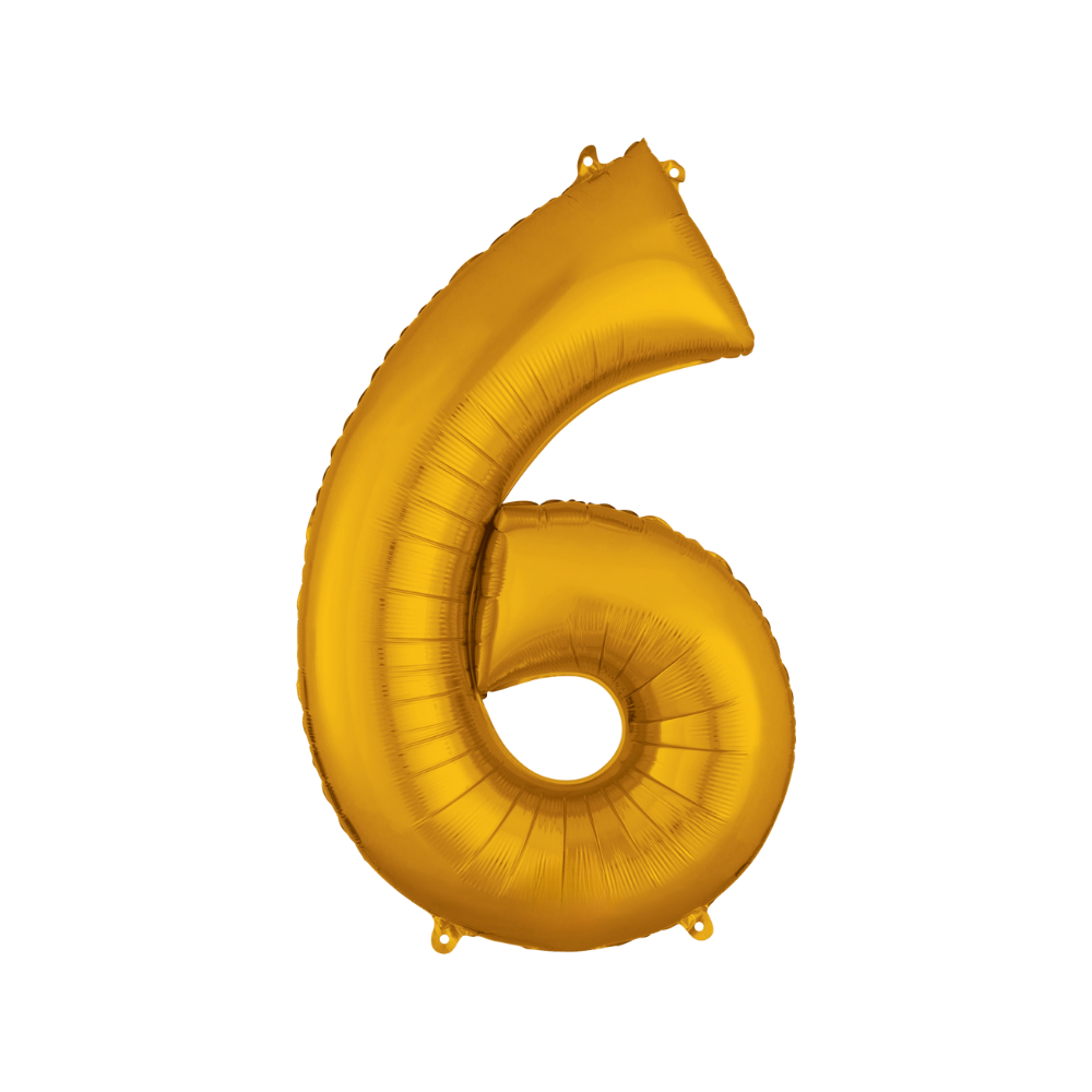 Jumbo Gold Number (0 to 9)