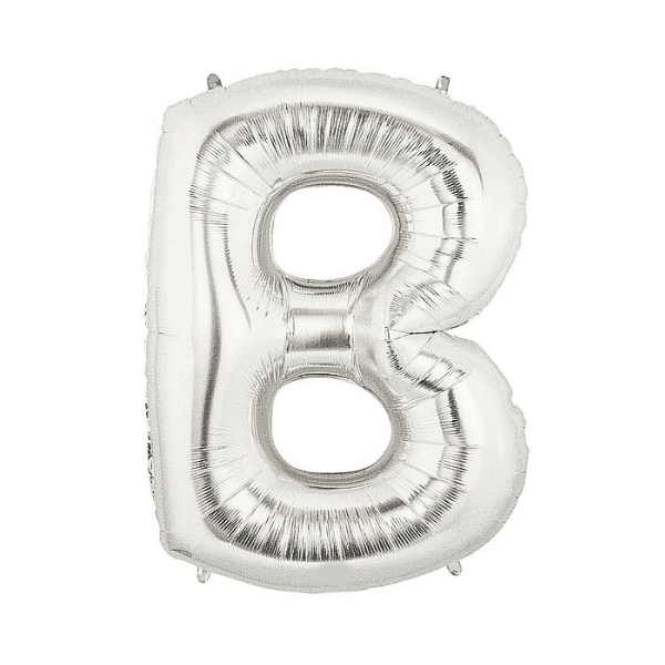 40-inch Silver Foil Letter (A to Z)