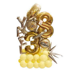 You’re The Best! Raise a Glass Birthday Balloon Arrangement