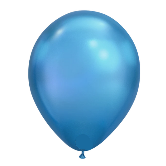 11-inch Chrome Blue Plain Balloon