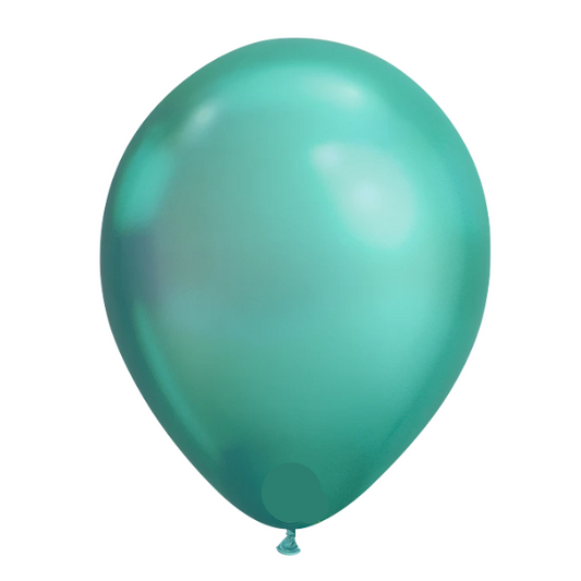 11-inch Chrome Green Plain Balloon
