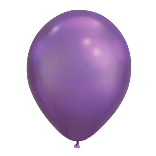 11-inch Chrome Purple Plain Balloon