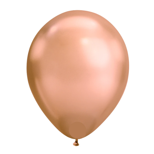 11-inch Chrome Rose Gold Plain Balloon