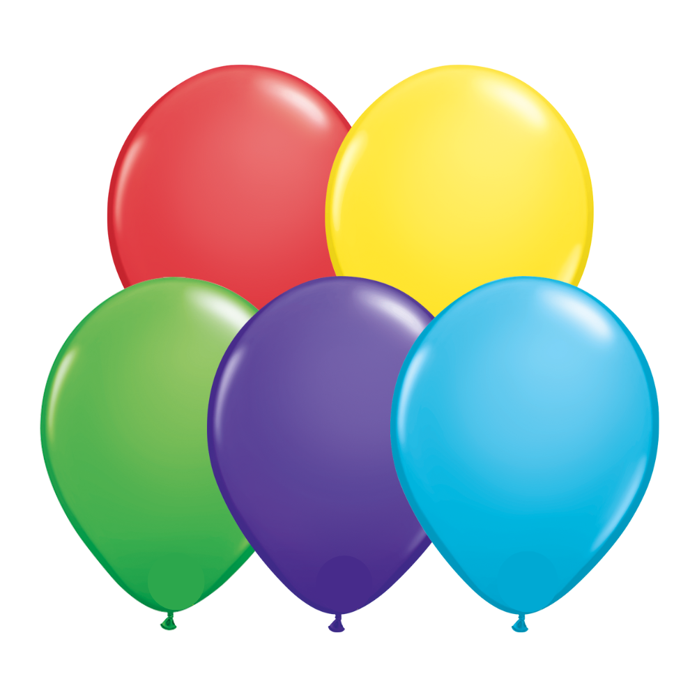 Dozen 11” Colorful Balloons