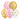 Dozen 11" Pink and Gold Balloons