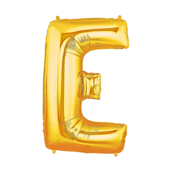 40-inch Gold Foil Letters (A to Z) – Balloon Van Gogh