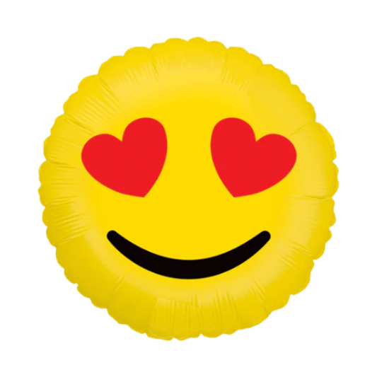 18-inch Emoji Hearts Max Float Round