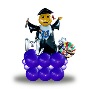 Customized Initial Mini Graduate Balloon Arrangement