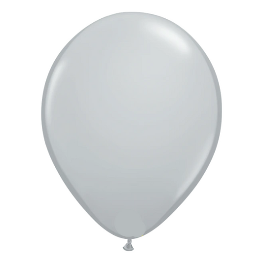 16-inch Gray Plain Balloon