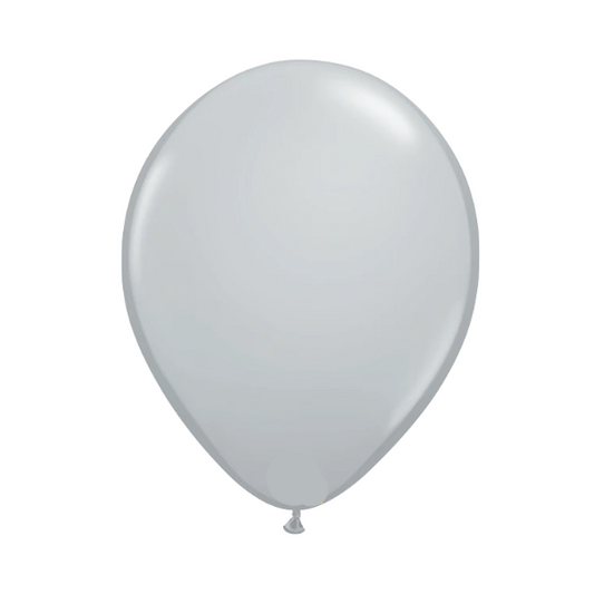 11-inch Gray Plain Balloon