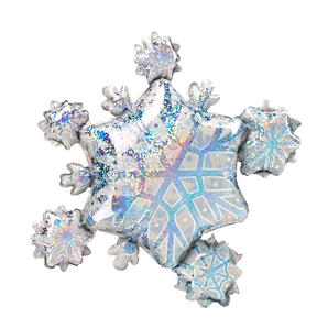 32in Snowflake Cluster Mylar Balloon